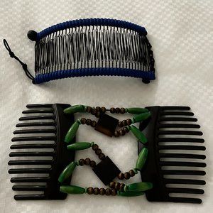 Hair Accessories: THREE hair clips for long hair NWOT